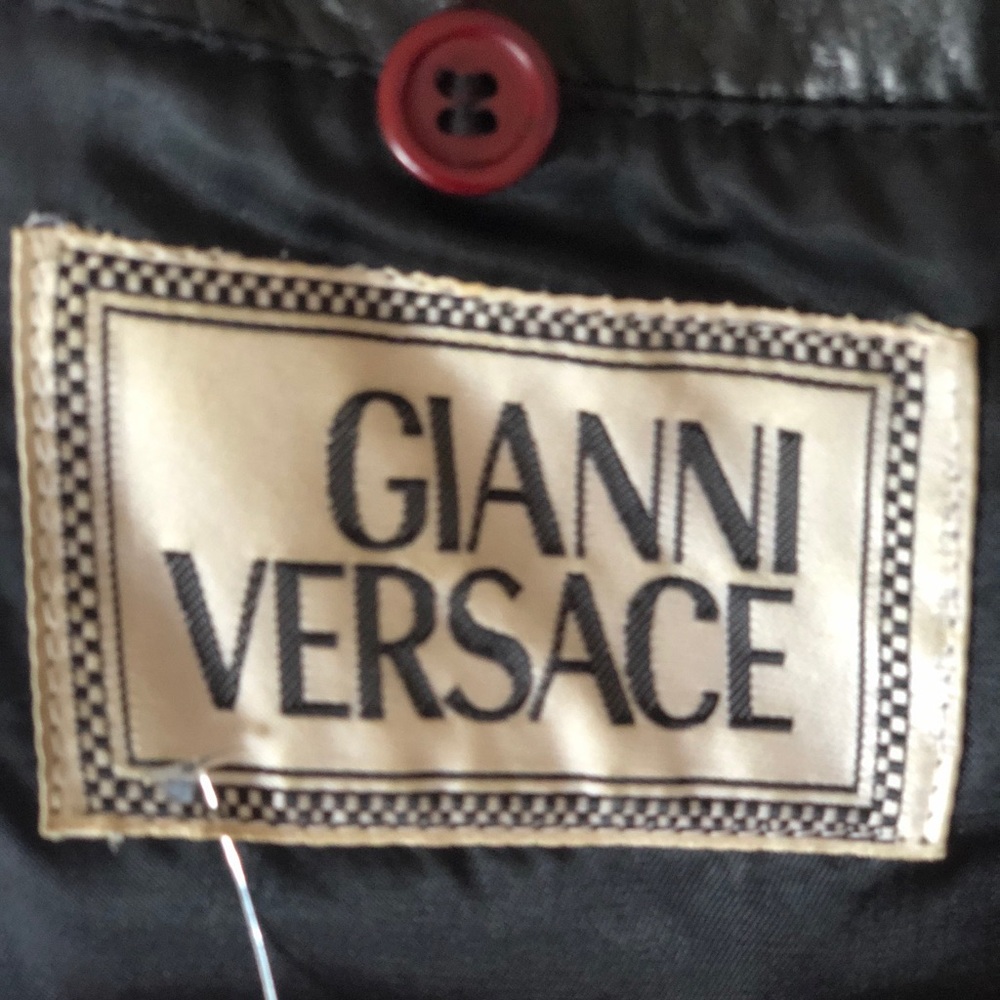 Gianni Versace-Vintage leather jacket